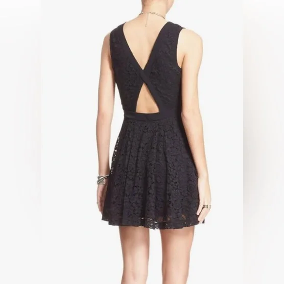 Free People Lovely in Love Romper Black - Picture 12 of 15